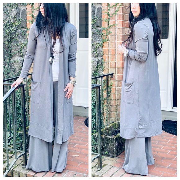 ShopEvelynne Sweaters - #09 one Fabulous open longline slouchy pockets cardigan